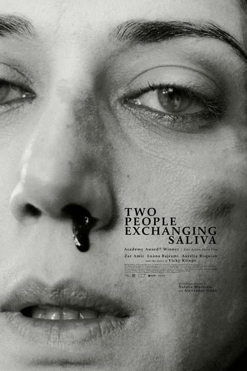 Two People Exchanging Saliva