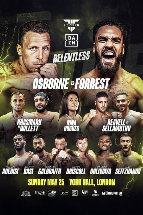 James Osborne vs. Liam Forrest